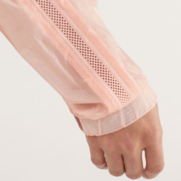 Lululemon Transparent-See Jacket in Parfait Pink - Picture 7 of 9